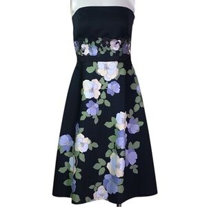 Floral Strapless Dress